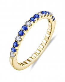 SAPPHIRE DIAMOND BAND (TR1587)