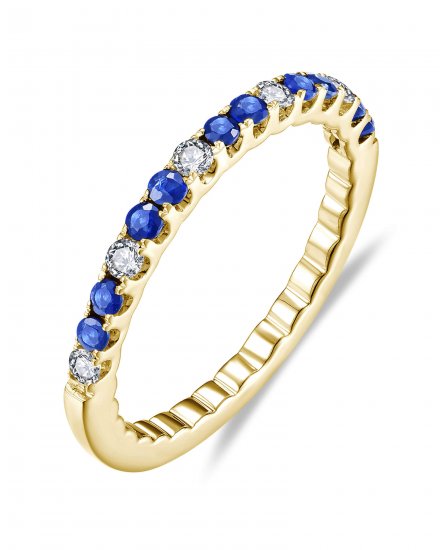 SAPPHIRE DIAMOND BAND (TR1587)
