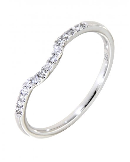 CURVED STYLE DIAMOND BAND (TR1590B)