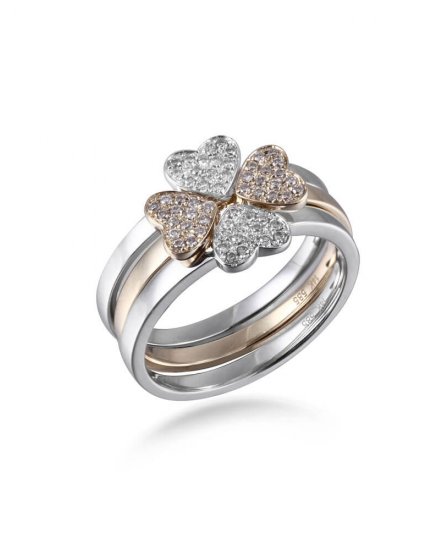 FOUR LEAF DIAMOND RING (TR1616)