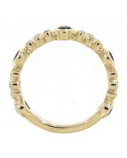 COLORED STONE DIAMOND BAND (TR1773)