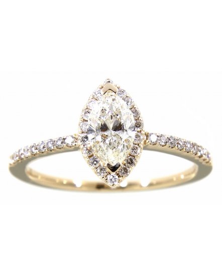 MARQUISE DIAMOND ENGAGEMENT RING (TR1841)
