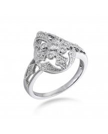 PEAR STYLE DIAMOND RING (TR2004)