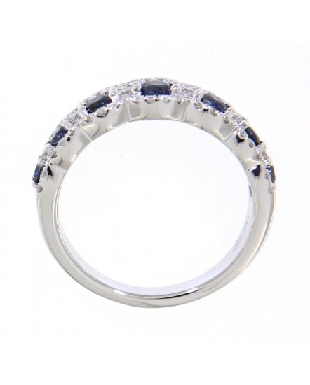 ROUND SAPPHIRE DIAMOND BAND (TR2117)