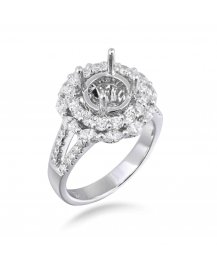 SEMI MOUNT DIAMOND ENGAGEMENT RING (TR2235)