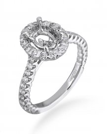 SEMI MOUNT DIAMOND ENGAGEMENT RING (TR2379A)
