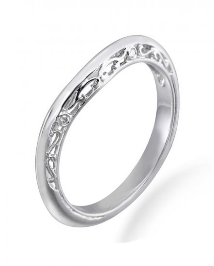 CURVED STYLE DIAMOND BAND (TR2385B)
