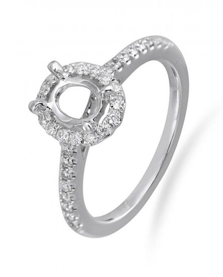 SEMI MOUNT DIAMOND ENGAGEMENT RING (TR2394A)