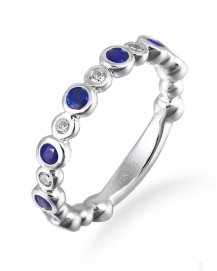 SAPPHIRE DIAMOND BAND (TR2401)