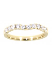 CURVED STYLE DIAMOND BAND (TR2430B)