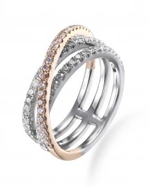 CRISS CROSS DIAMOND BAND (TR2507)