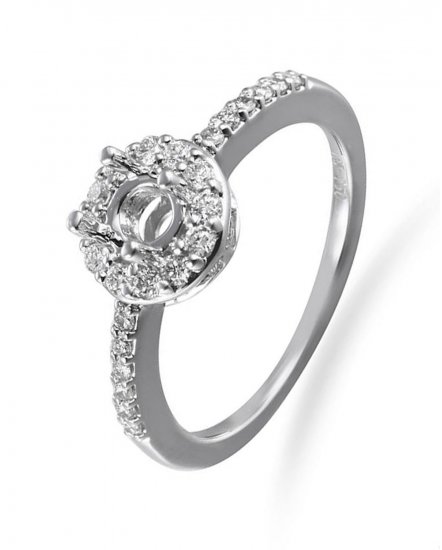 SEMI MOUNT DIAMOND ENGAGEMENT RING (TR2525)