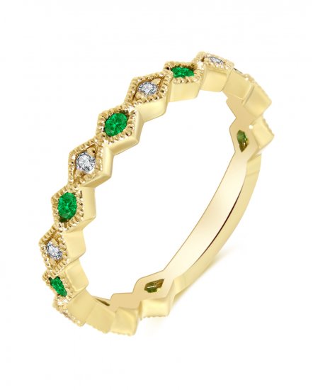 EMERALD DIAMOND BAND (TR2535)