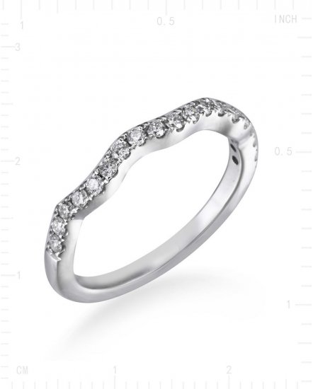 CURVED STYLE DIAMOND BAND (TR2552)