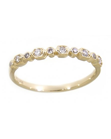 HEXAGON STYLE DIAMOND BAND (TR2714)