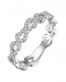 INFINITY STYLE DIAMOND BAND (TR2727)