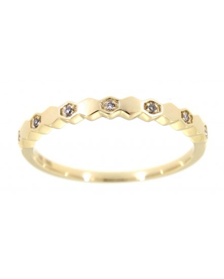 HEXAGON STYLE DIAMOND BAND (TR2779)