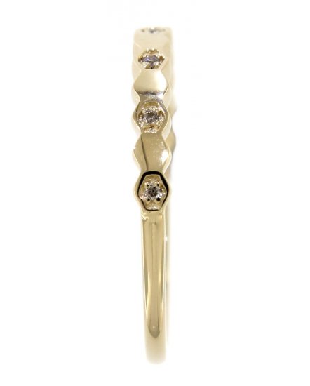 HEXAGON STYLE DIAMOND BAND (TR2779)