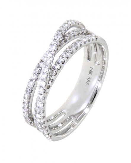 CRISS CROSS DIAMOND BAND (TR2786)