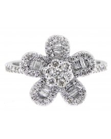 FLORAL STYLE DIAMOND RING (TR2881)