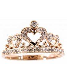 CROWN STYLE DIAMOND RING (TR2882)