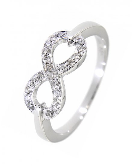 INFINITY STYLE DIAMOND RING (TR2887)