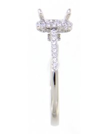 SEMI MOUNT DIAMOND ENGAGEMENT RING (TR288)