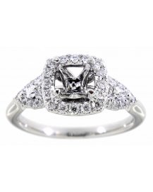 SEMI MOUNT DIAMOND ENGAGEMENT RING (TR2916)
