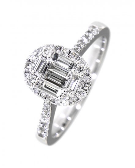 BAGUETTE DIAMOND RING (TR2922)