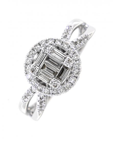 BAGUETTE DIAMOND RING (TR2936)