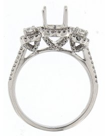 SEMI MOUNT DIAMOND ENGAGEMENT RING (TR295)