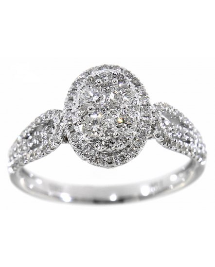 OVAL STYLE DIAMOND RING (TR2961)