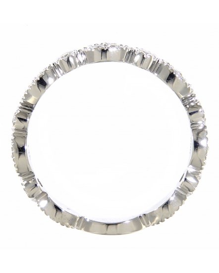 MARQUISE STYLE COLORED STONE DIAMOND BAND (TR2965)