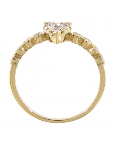 PEAR STYLE DIAMOND RING (TR2984)