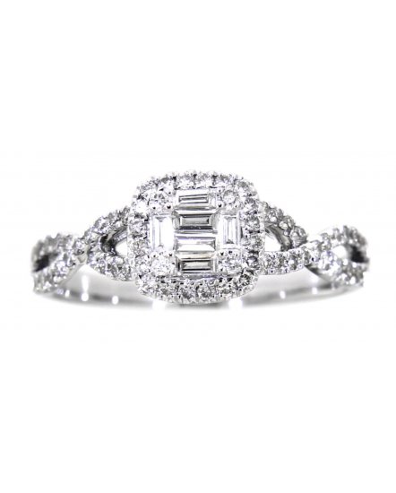 BAGUETTE DIAMOND RING (TR2989)