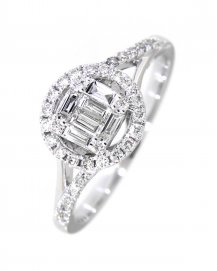 BAGUETTE DIAMOND RING (TR2996)