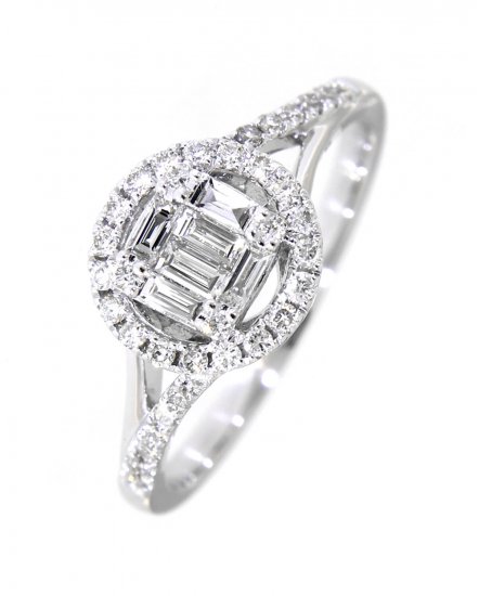 BAGUETTE DIAMOND RING (TR2996)