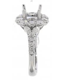 SEMI-MOUNT DIAMOND ENGAGEMENT RING (TR2999)