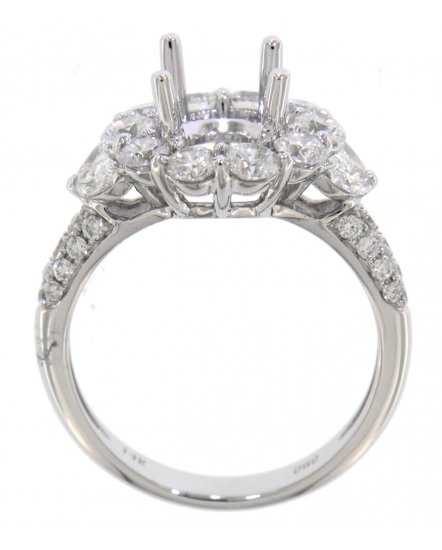 SEMI-MOUNT DIAMOND ENGAGEMENT RING (TR2999)