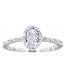 OVAL STYLE DIAMOND RING (TR3007)