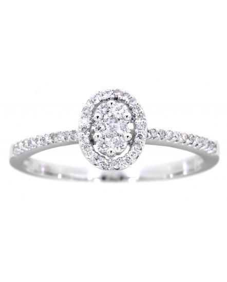 OVAL STYLE DIAMOND RING (TR3007)