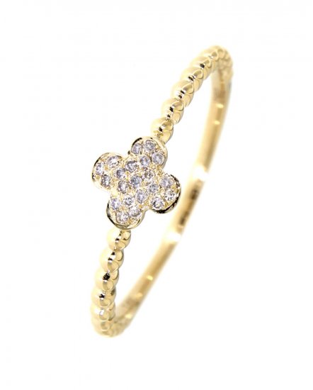 CLOVER STYLE DIAMOND RING (TR3026)