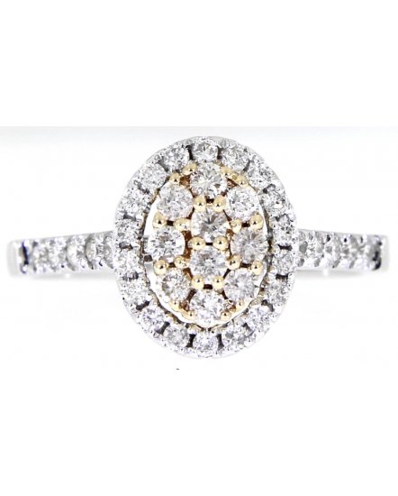 OVAL STYLE DIAMOND RING (TR3027)