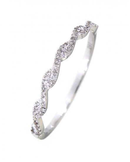 CRISS CROSS DIAMOND BAND (TR3034)