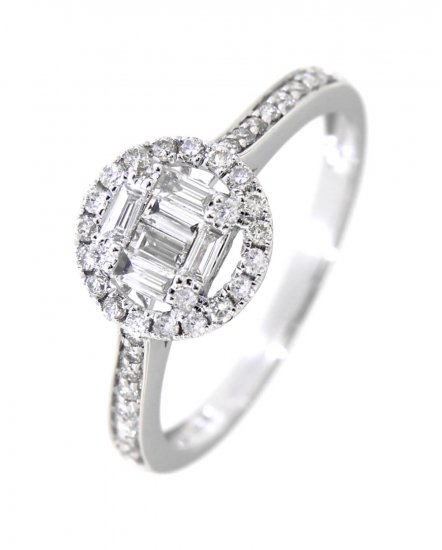 BAGUETTE DIAMOND RING (TR3045)