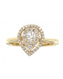 PEAR STYLE DIAMOND RING (TR3047)