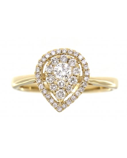 PEAR STYLE DIAMOND RING (TR3047)