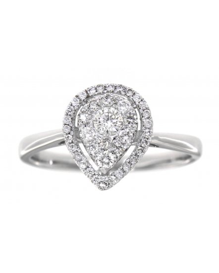 PEAR STYLE DIAMOND RING (TR3047)