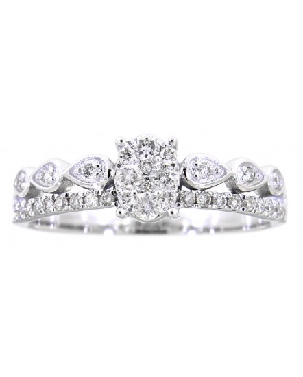 OVAL STYLE DIAMOND RING (TR3050)