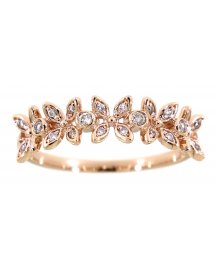 FOUR LEAF STYLE DIAMOND BAND (TR3053)